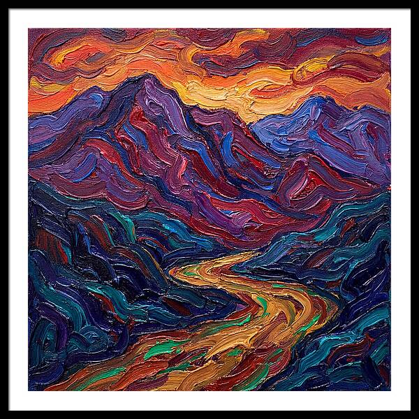 Majestic Mountain Sunset