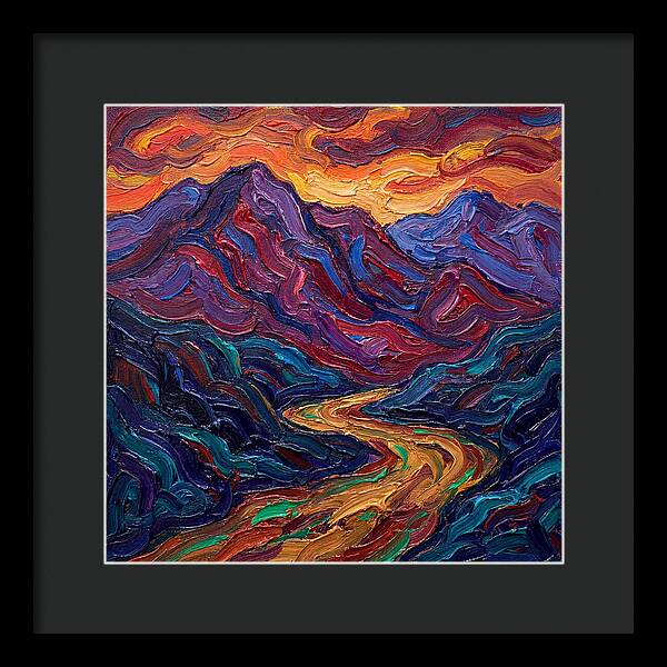 Majestic Mountain Sunset