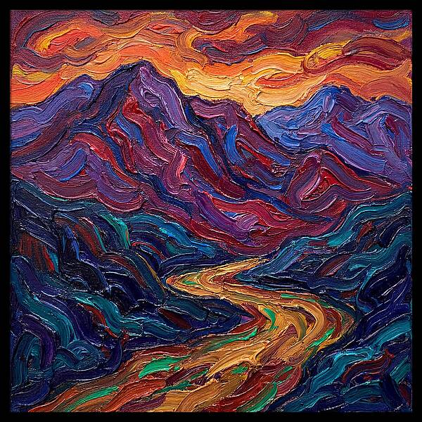 Majestic Mountain Sunset
