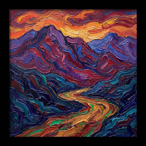 Majestic Mountain Sunset