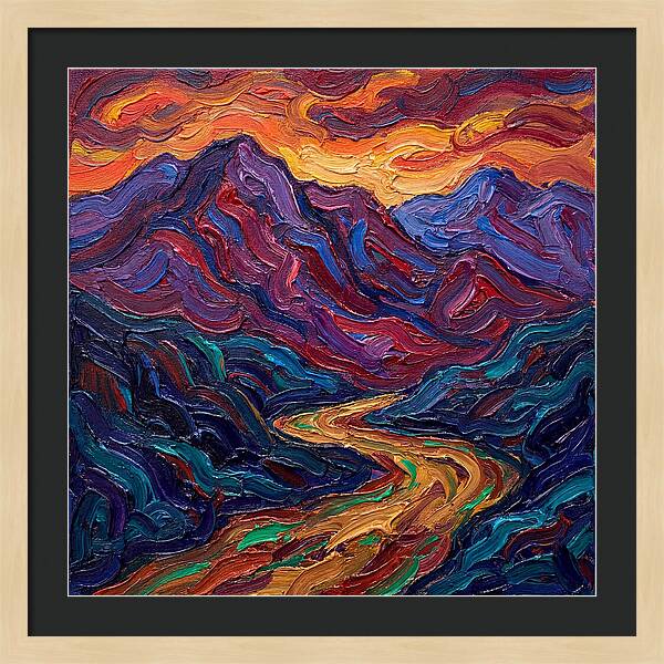 Majestic Mountain Sunset