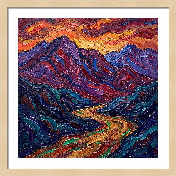 Majestic Mountain Sunset