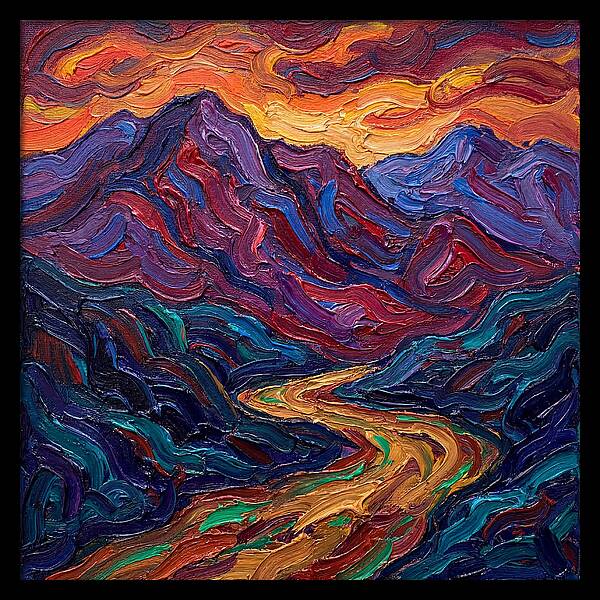 Majestic Mountain Sunset