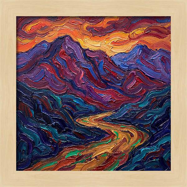 Majestic Mountain Sunset