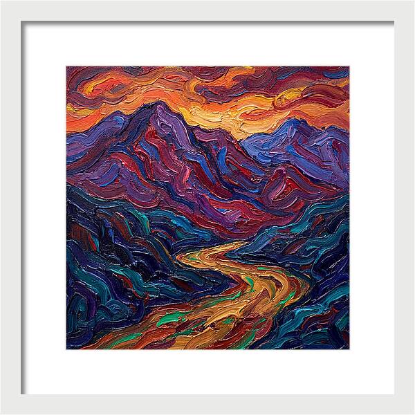 Majestic Mountain Sunset