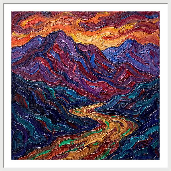 Majestic Mountain Sunset