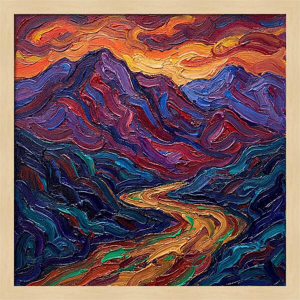Majestic Mountain Sunset