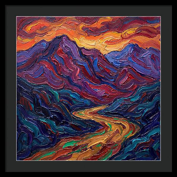 Majestic Mountain Sunset