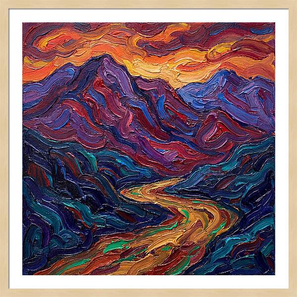Majestic Mountain Sunset