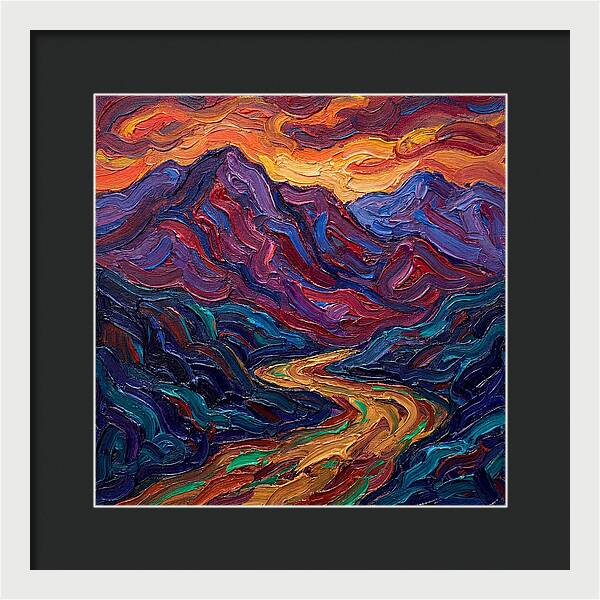 Majestic Mountain Sunset