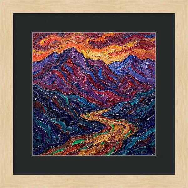 Majestic Mountain Sunset