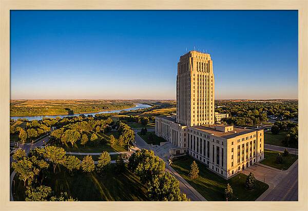 Majestic North Dakota Capitol
