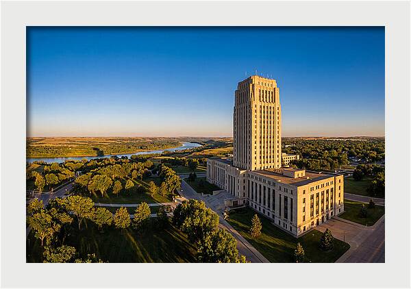 Majestic North Dakota Capitol