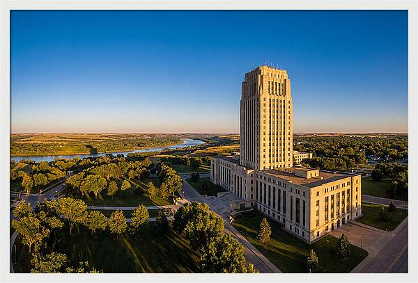 Majestic North Dakota Capitol