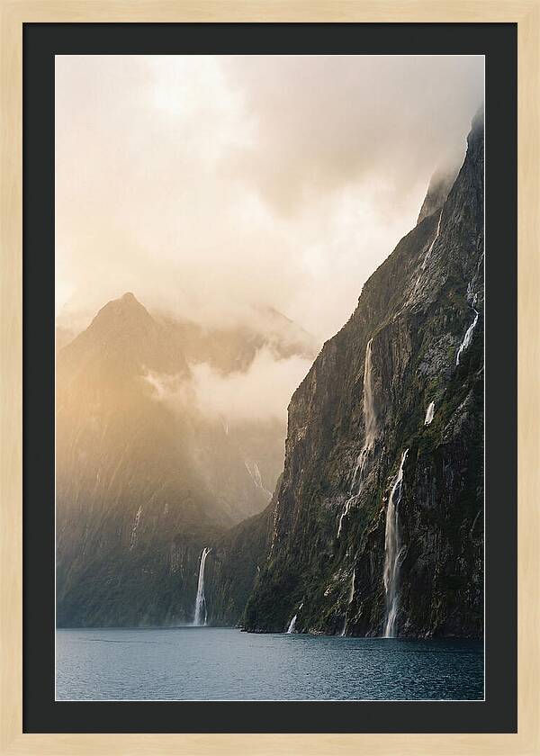 Majestic Norwegian Fjord Cascade