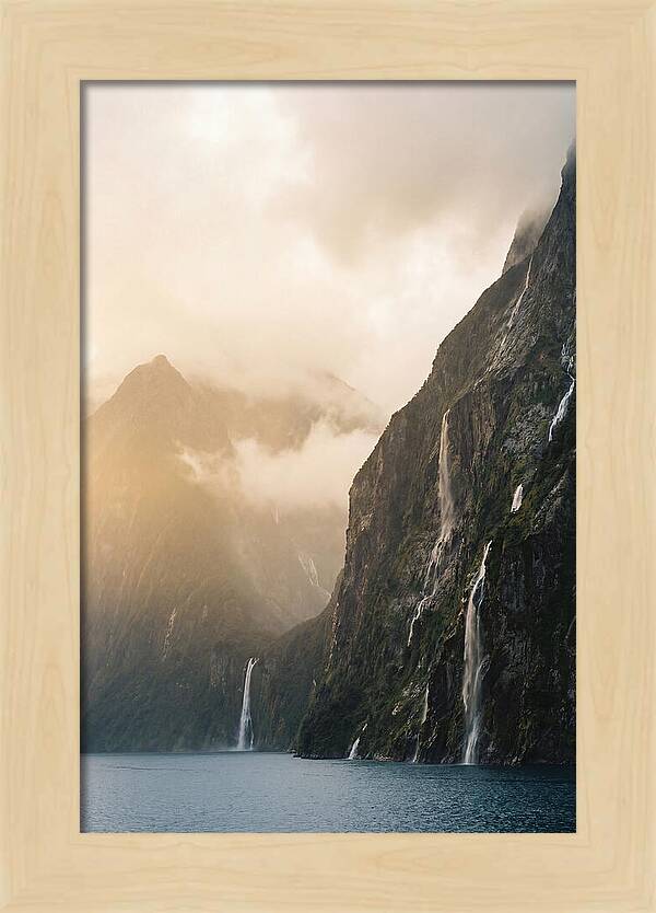Majestic Norwegian Fjord Cascade