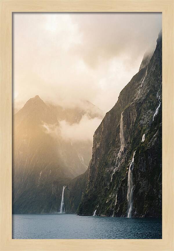 Majestic Norwegian Fjord Cascade