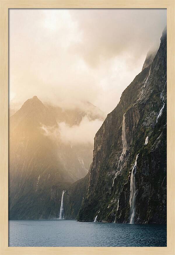 Majestic Norwegian Fjord Cascade