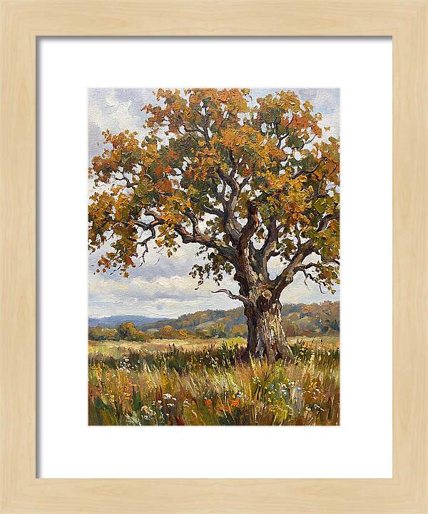 Majestic Oak In Autumn