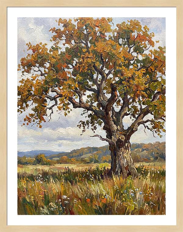 Majestic Oak In Autumn