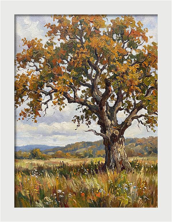 Majestic Oak In Autumn