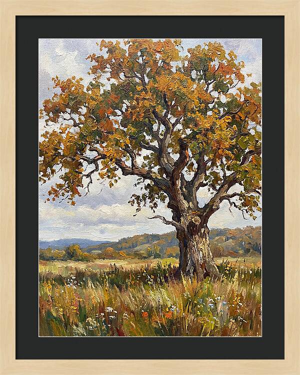 Majestic Oak In Autumn