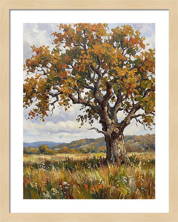 Majestic Oak In Autumn