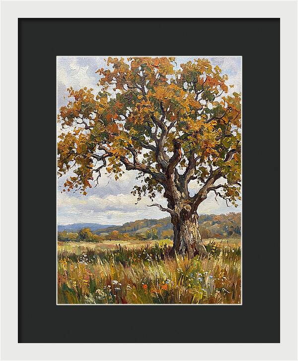 Majestic Oak In Autumn
