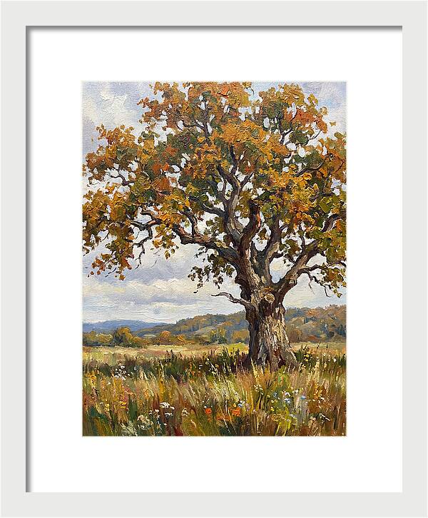Majestic Oak In Autumn