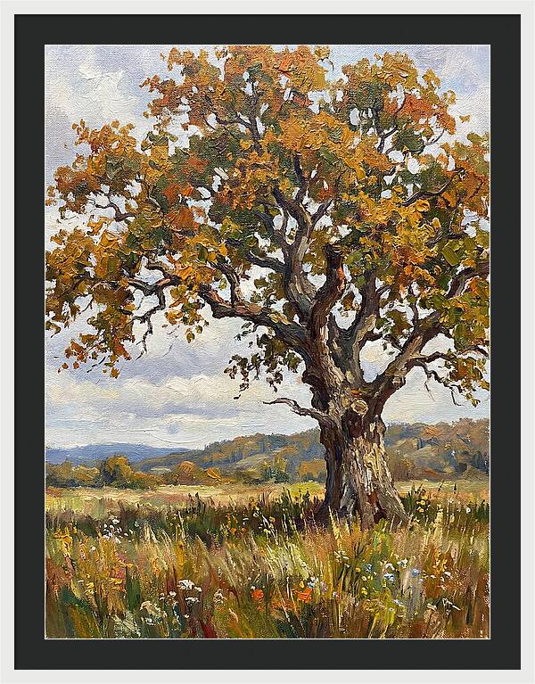 Majestic Oak In Autumn
