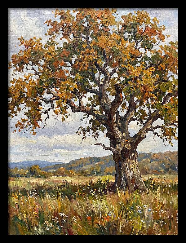 Majestic Oak In Autumn