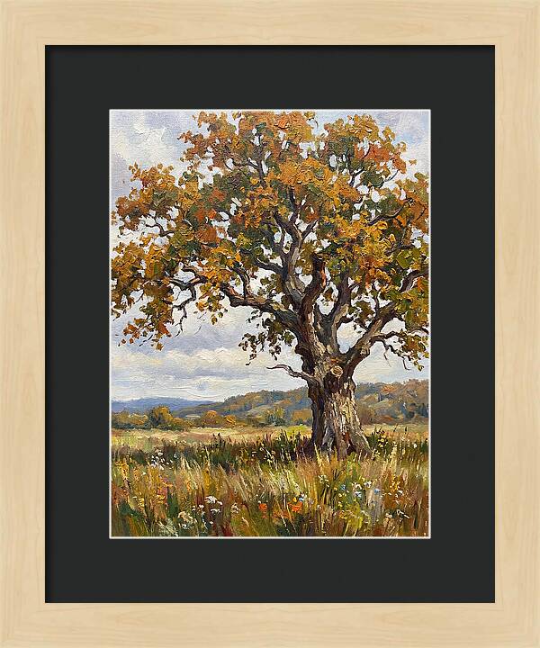 Majestic Oak In Autumn