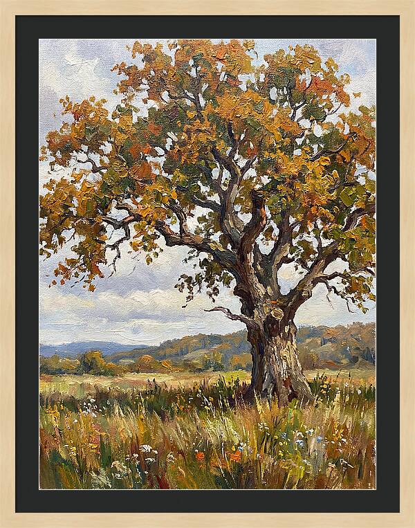Majestic Oak In Autumn