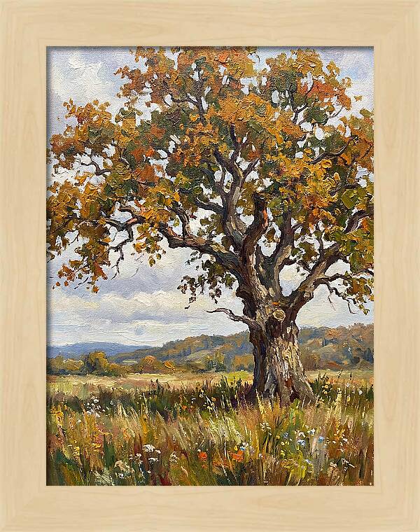 Majestic Oak In Autumn