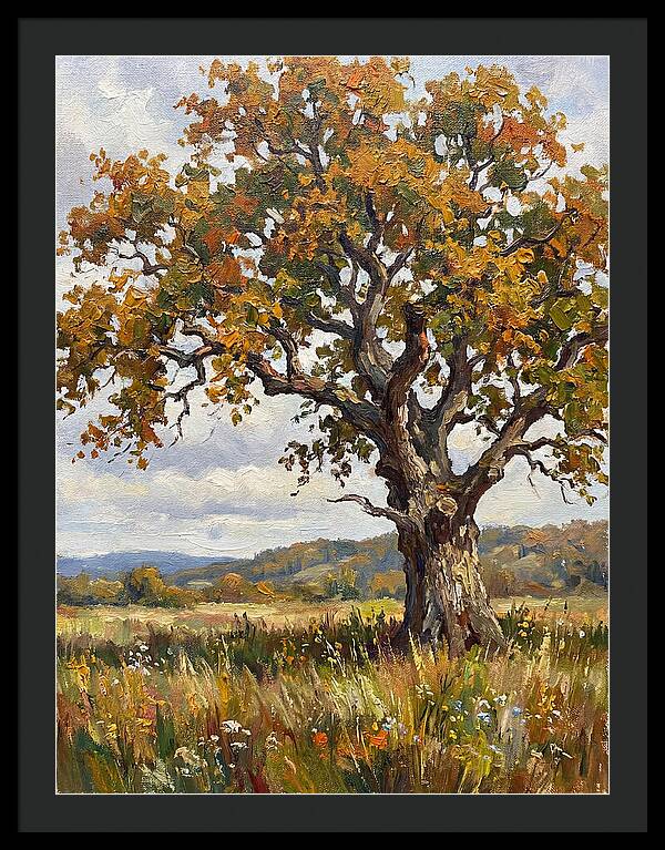 Majestic Oak In Autumn