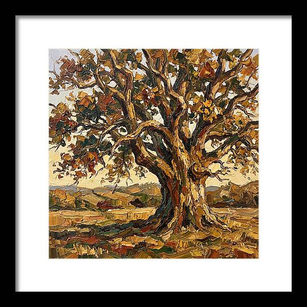 Majestic Oak Tree In Autumn