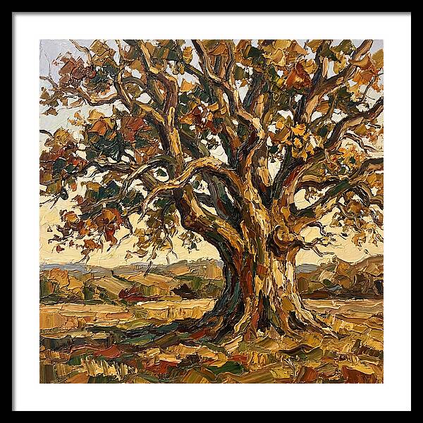 Majestic Oak Tree In Autumn