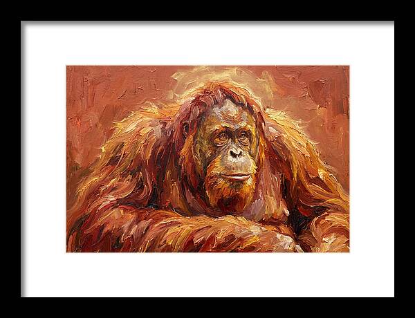 Majestic Orangutan Portrait
