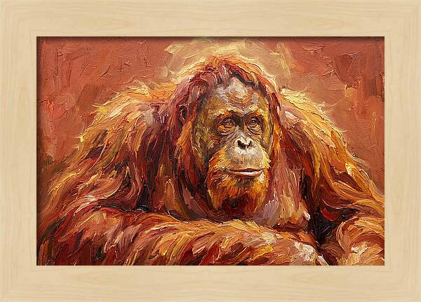Majestic Orangutan Portrait