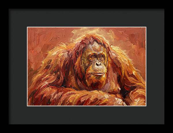 Majestic Orangutan Portrait