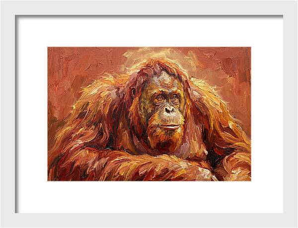 Majestic Orangutan Portrait