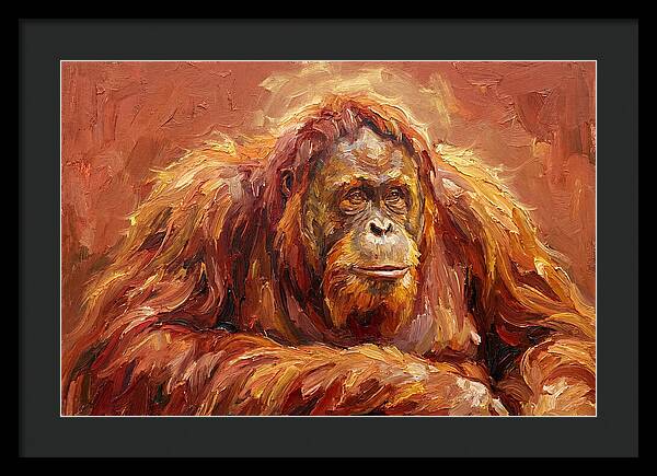 Majestic Orangutan Portrait
