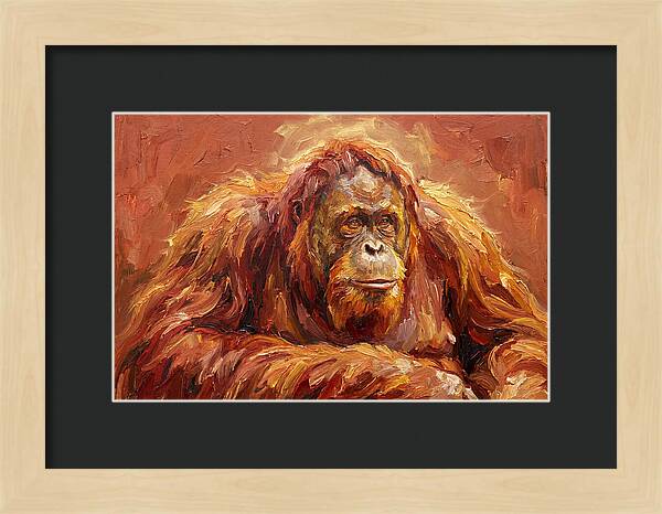 Majestic Orangutan Portrait