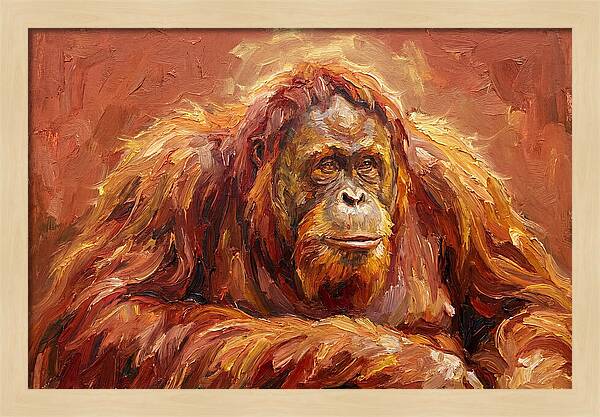 Majestic Orangutan Portrait