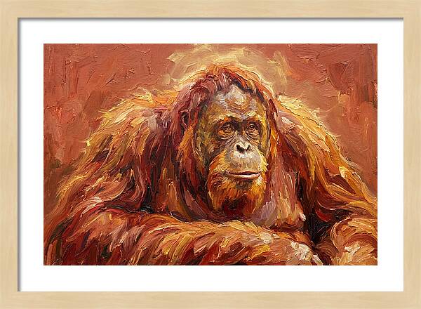 Majestic Orangutan Portrait