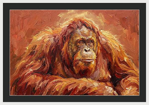 Majestic Orangutan Portrait