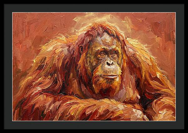 Majestic Orangutan Portrait