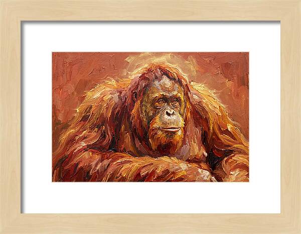 Majestic Orangutan Portrait