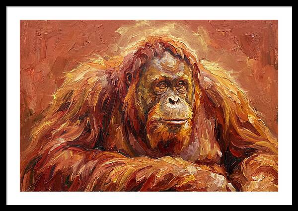 Majestic Orangutan Portrait