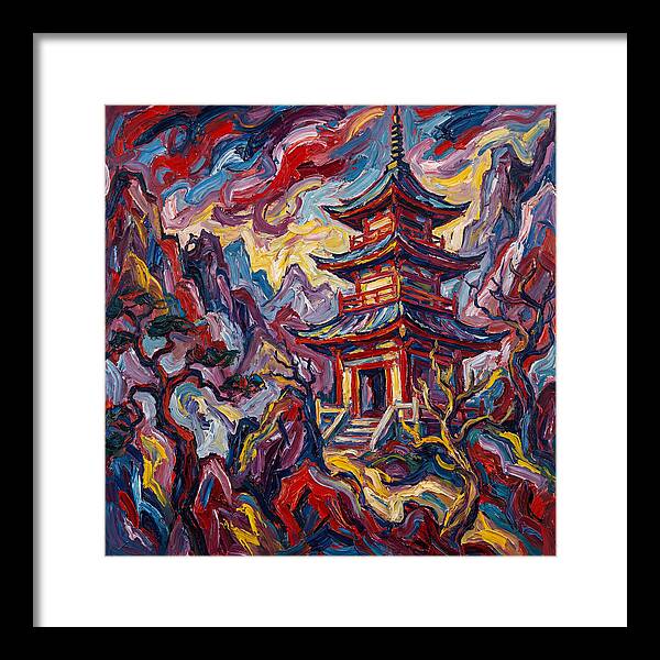 Majestic Pagoda In Vibrant Landscape